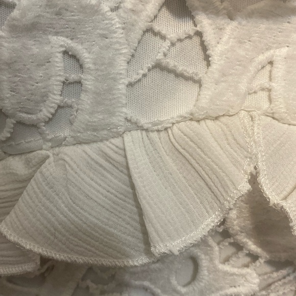 Angel Biba white lace sleevesless dress. Size large - Picture 8 of 14